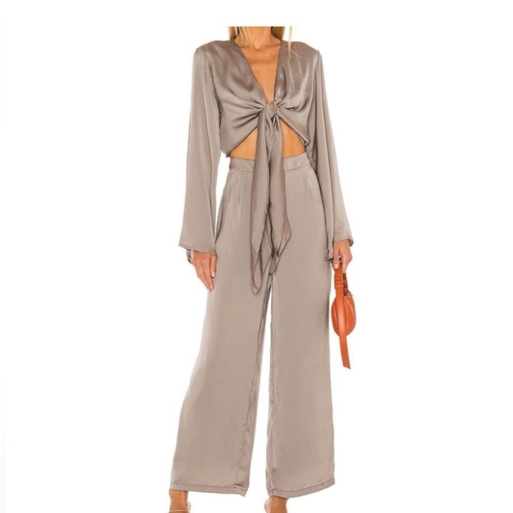 SNDYS Pluto Jumpsuit from Revolve in Olive